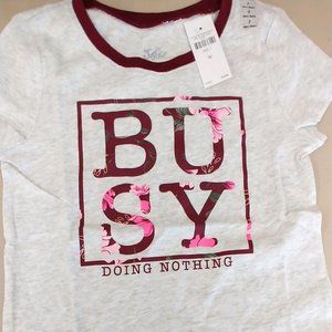 Justice Size 7  2-piece outfit shirt and jeans NWT